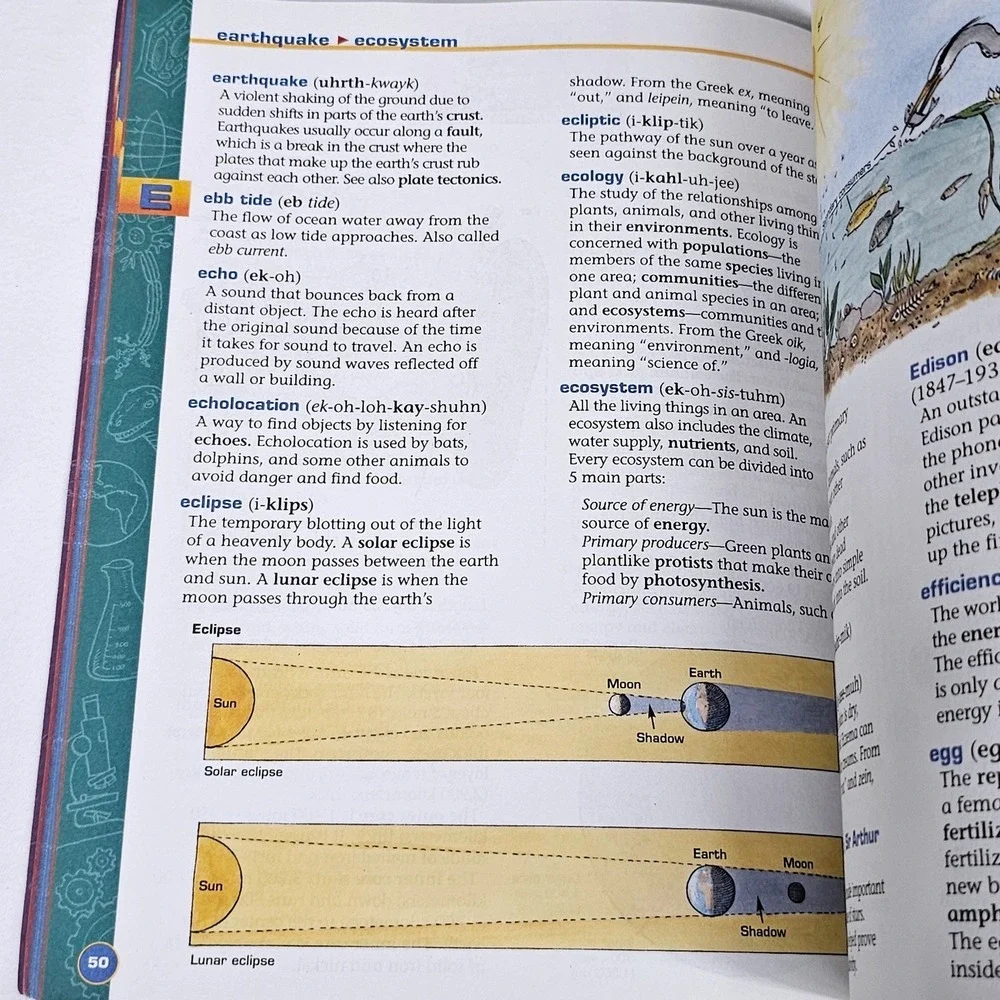 Scholastic Science Dictionary Melvin Berger Hannah Bonner STEM‎ Reference Book